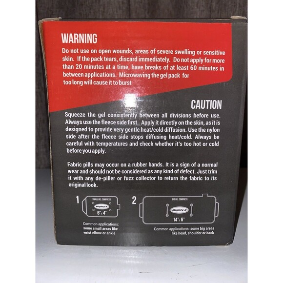 2 Sizes Premium Reusable Ice Packs Adjustable Hot & Cold Pack - Picture 3 of 4